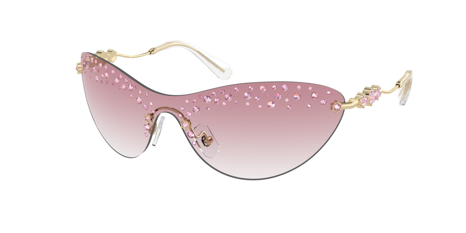 NEW Swarovski 7023 Sunglasses 40138D Gold 100% AUTHENTIC