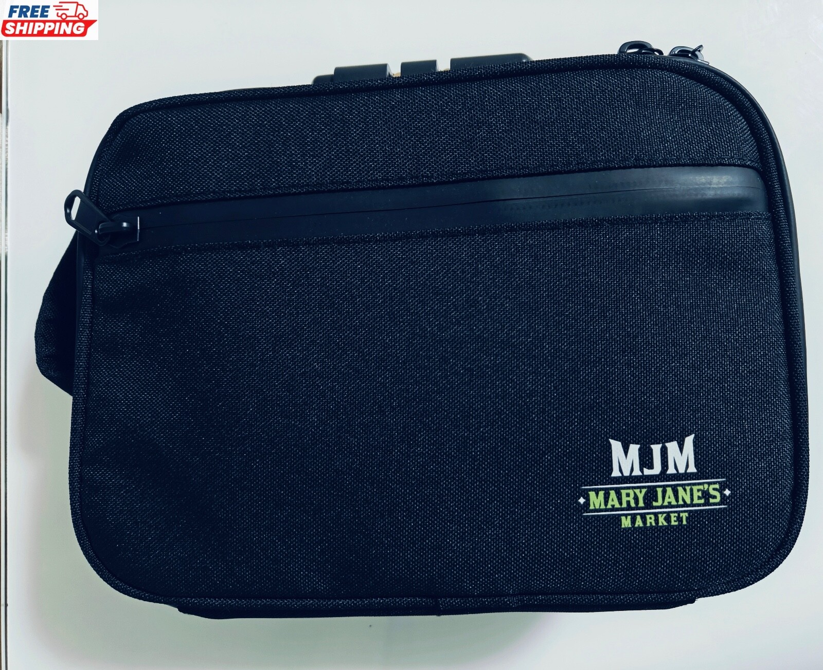 Smell Proof Hard Cover Case W/ Free Rolling Tray & Grinder with combination Lock