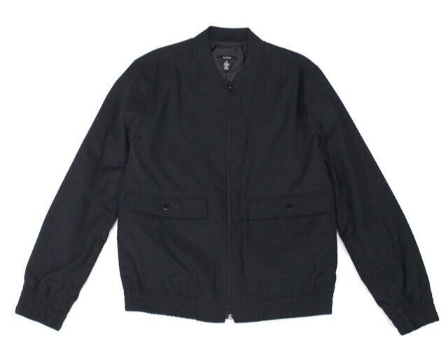 Alfani Men\'s Textured Bomber Jacket Black XL