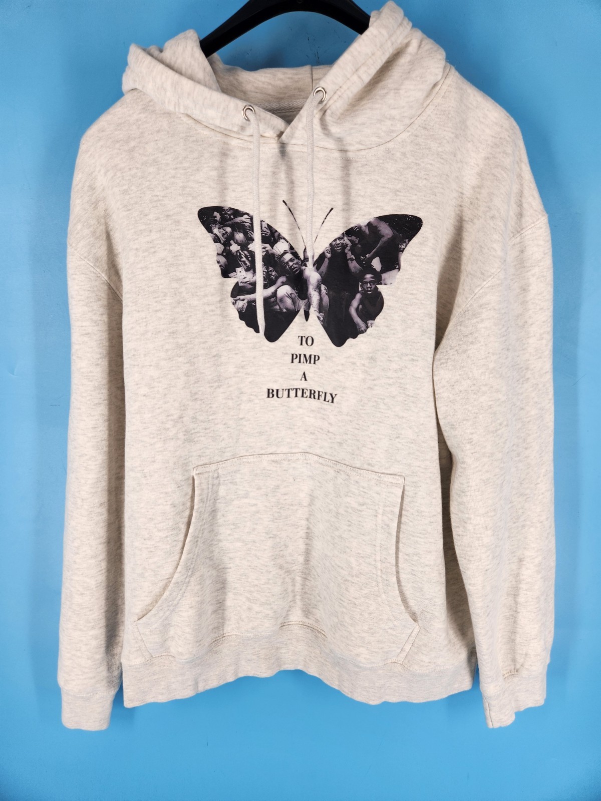 Vintage Kendrick Lamar Hoodie Sweatshirt. 2015 To Pimp A Butterfly. XL