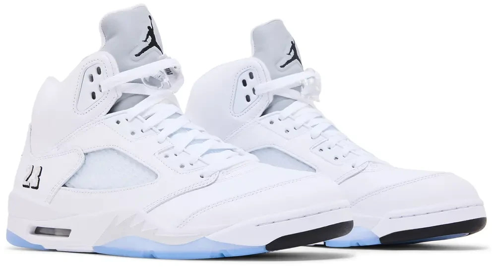 Nike Air Jordan 5 Retro White Metallic 2026 HQ7978-103 Men\'s Size 7