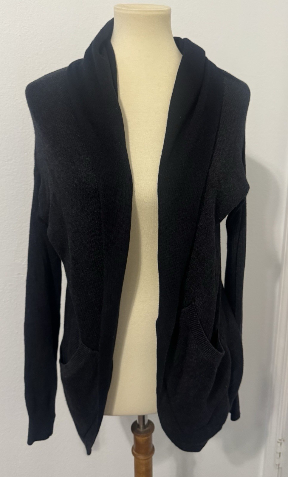Lululemon Cabin Yogi Wrap Sweater Hoodie Soft Cozy Gym Athleisure Size 4 *Hole*