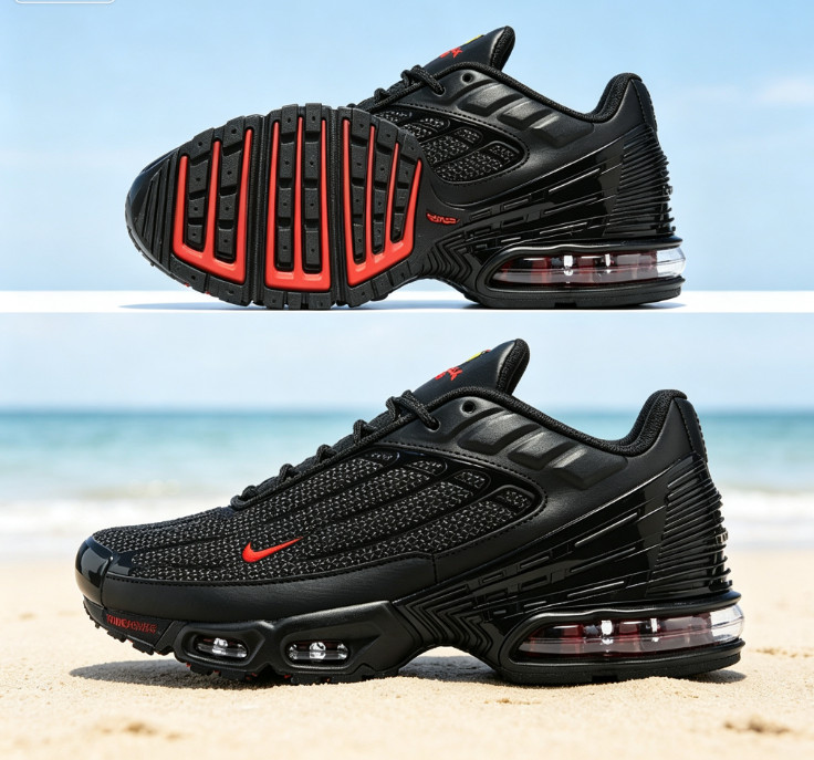 Nike Air Max TN Plus 3 Men Shoe Running Sneaker Trainer - Black Red