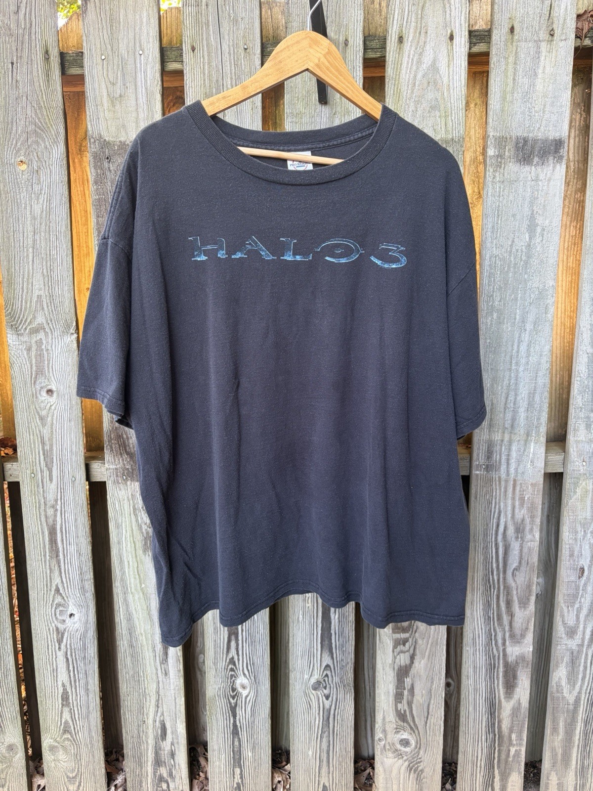 Vintage 2007 Halo 3 Xbox 360 Microsoft Delta Pro Weight Promo T-Shirt Size 2XL