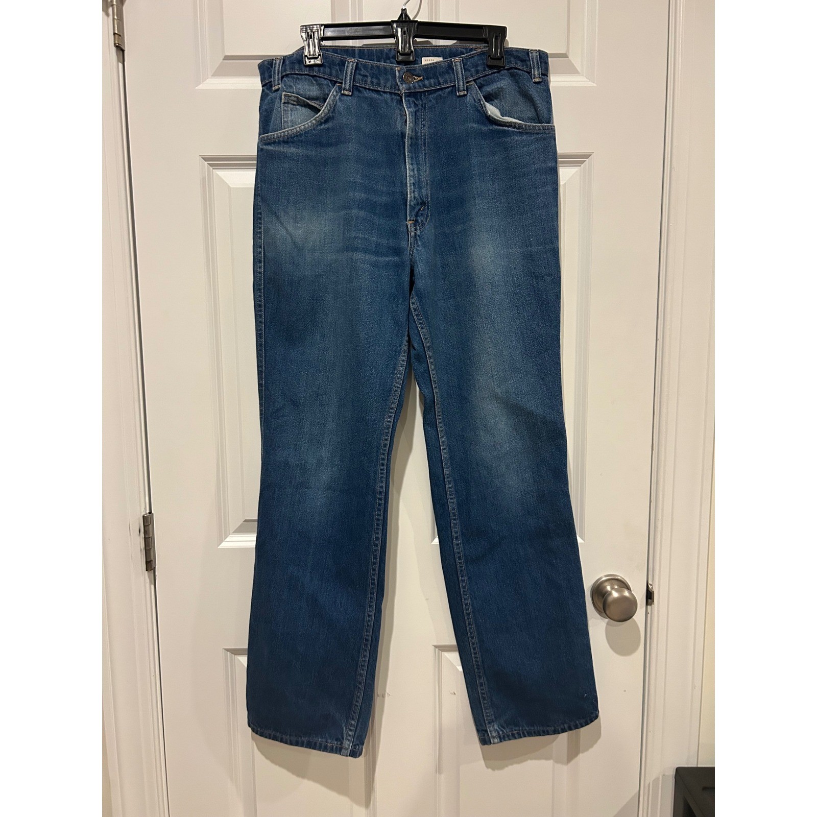 Vintage Levi\'s 80s Straight Leg Orange Tab Jeans Men\'s 36x32 (Fits 34x31) EUC