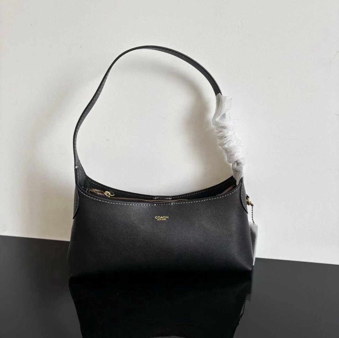 Coach Brooklyn Black Leather Shoulder Bag