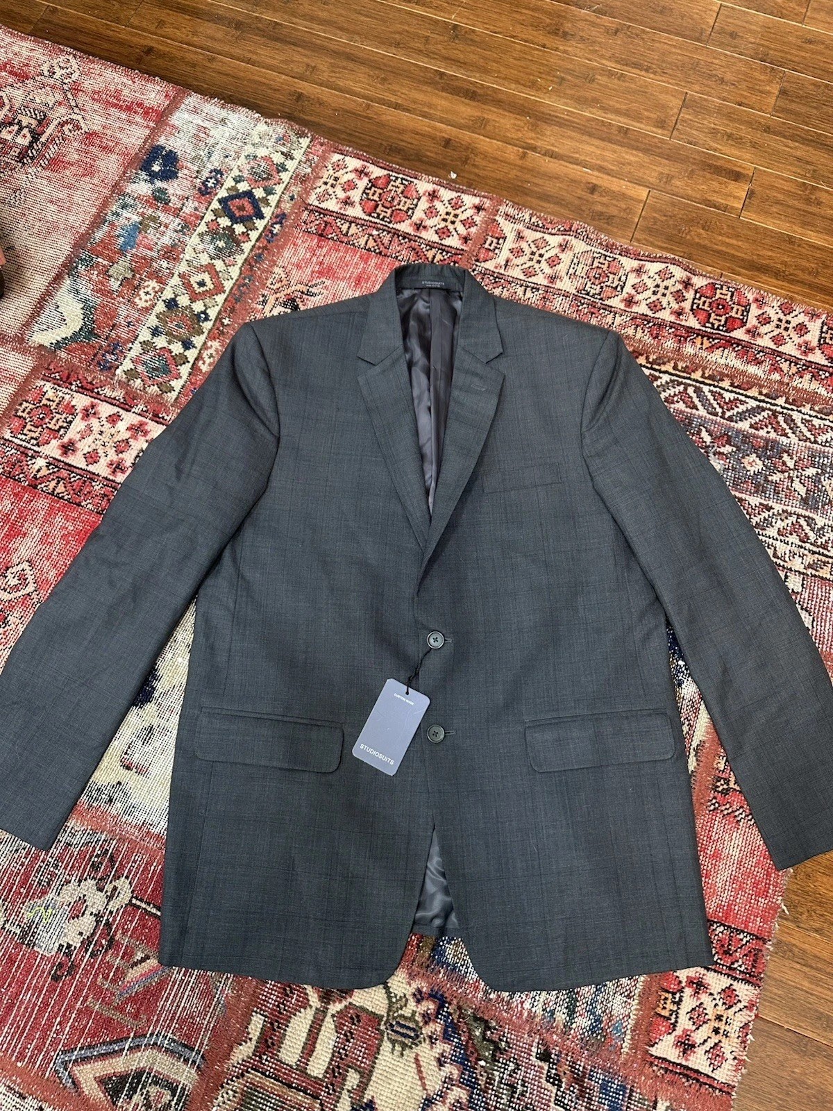 StudioSuits Men\'s Brand New Grey Blazer Measurements In The Photo