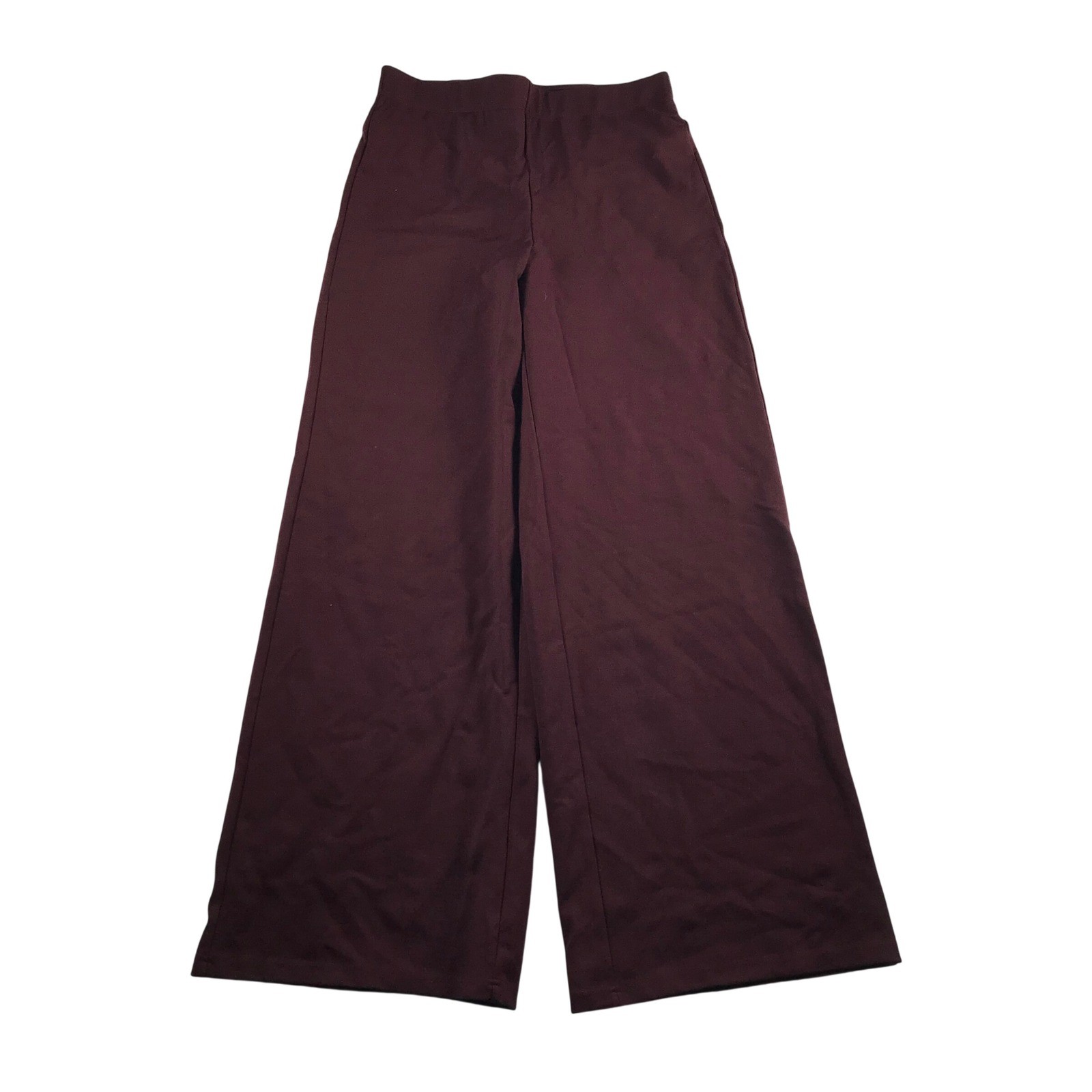 OGL Burgundy Wide Leg High Waisted Trousers Pants Size M NWT 250825-2709W31