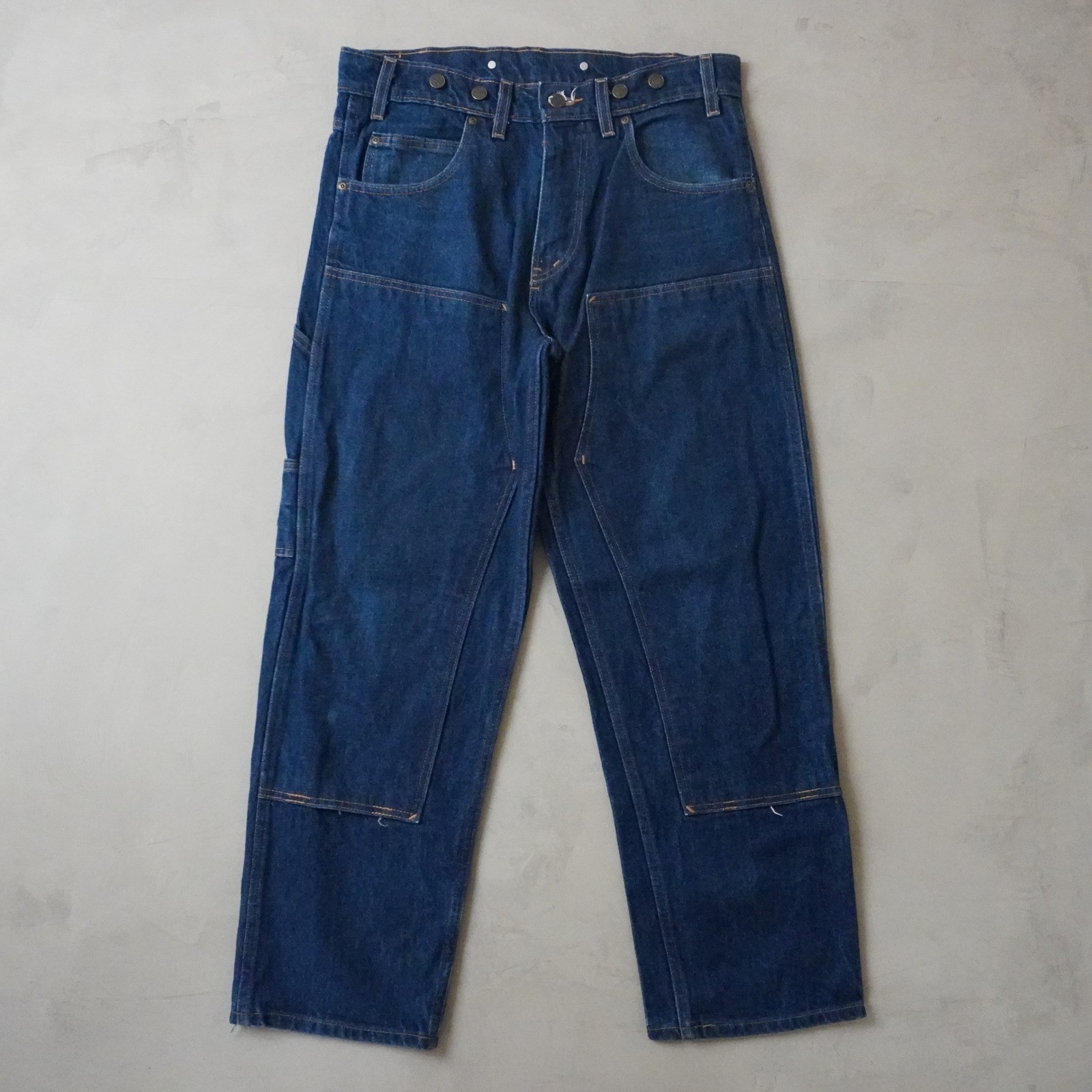 Vintage Prison Blues Double Knee Work Jeans 34x30 Mens Blue Carpenter USA Made
