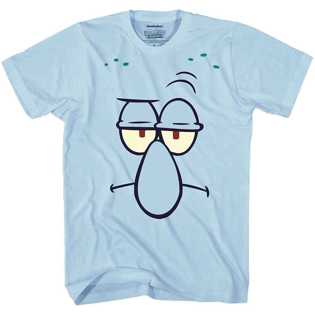 Official SpongeBob Squarepants Squidward Face T-Shirt