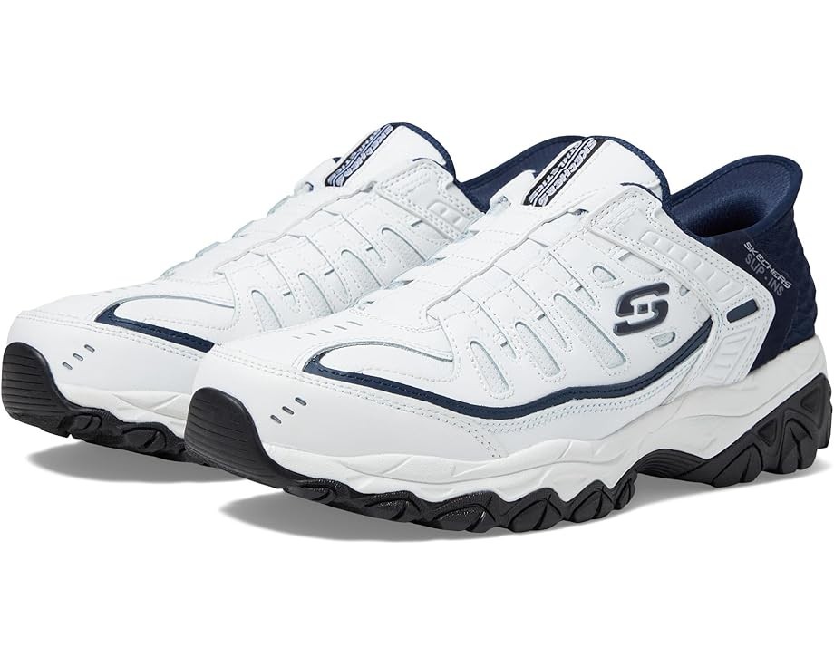 Skechers Mens Afterburn M. Fit Grill Captain Hands Free Slip-Ins Shoes Sz us