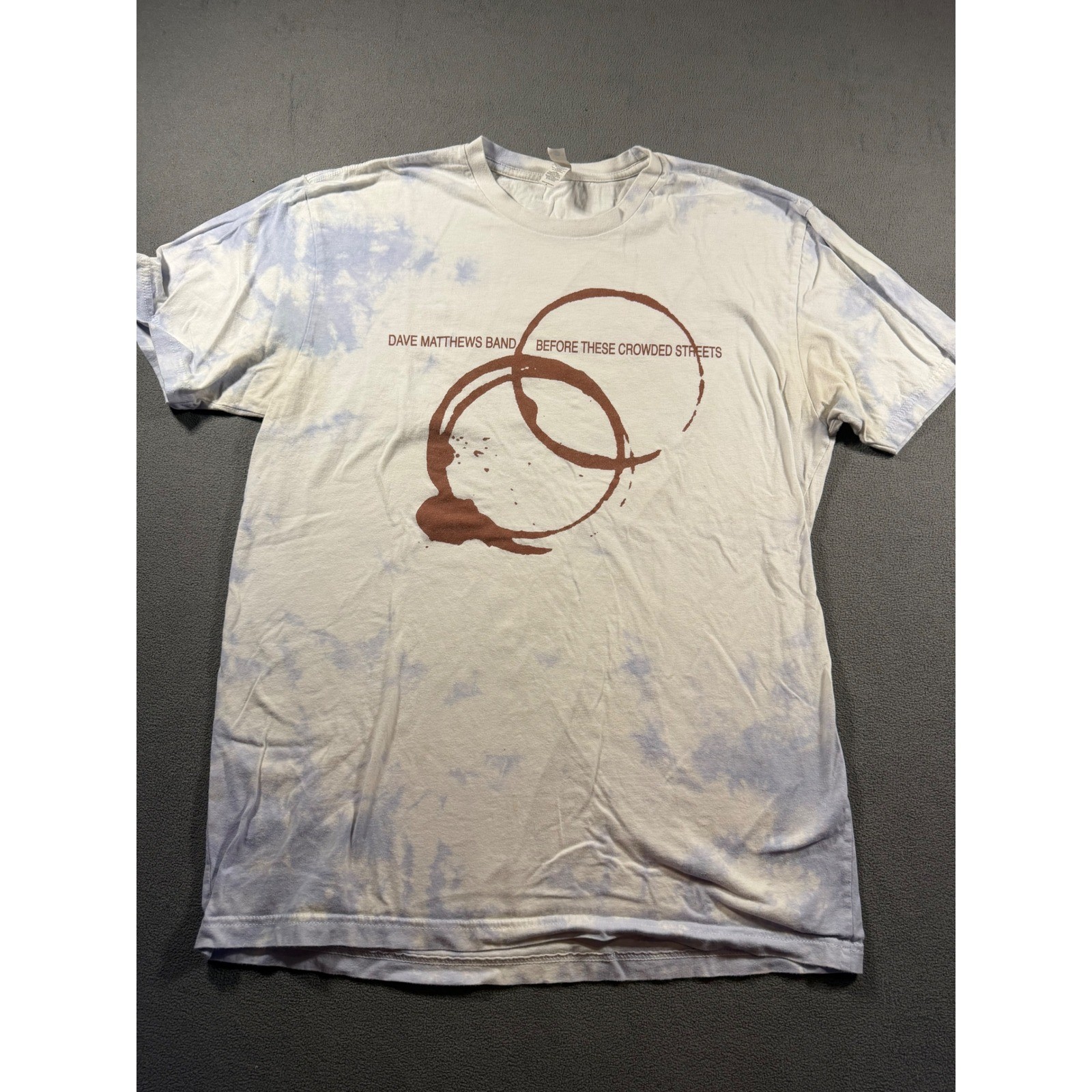 Dave Matthews Band Before These Crowded Streets Tie Dye Graphic T-Shirt Mens L