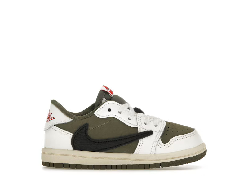 Size 8C - Jordan 1 Retro Low OG SP Travis Scott Medium Olive (TD) - New