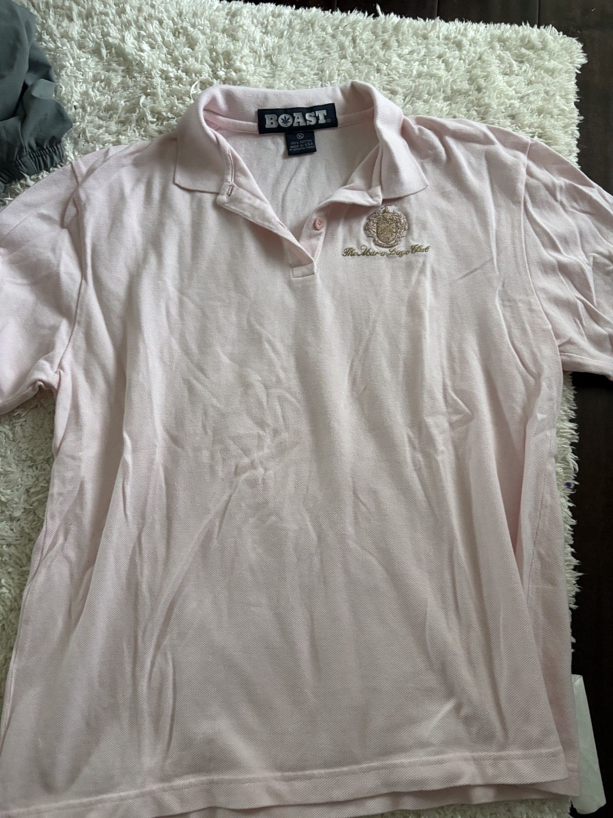 TRUMP The Mar-A-Lago Club Vintage Polo Shirt MADE IN THE USA 🇺🇸