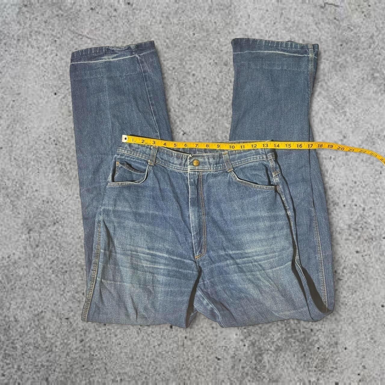 Vintage Trestline Baggy Jeans Blue 90s Y2K Wide Leg Denim Mens 35x31