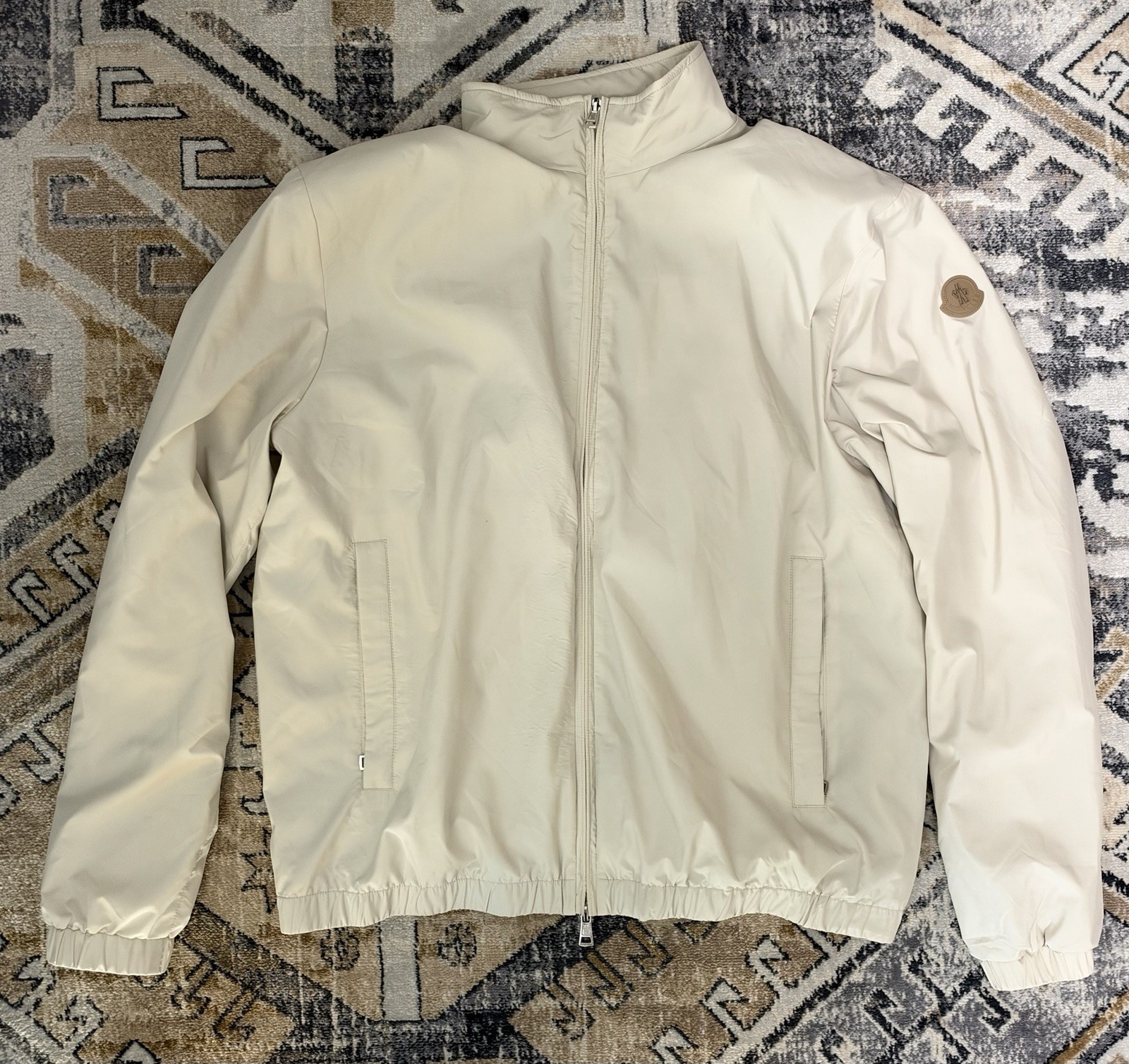 Moncler Meidassa Wind-Resistant Jacket Beige size XL/4