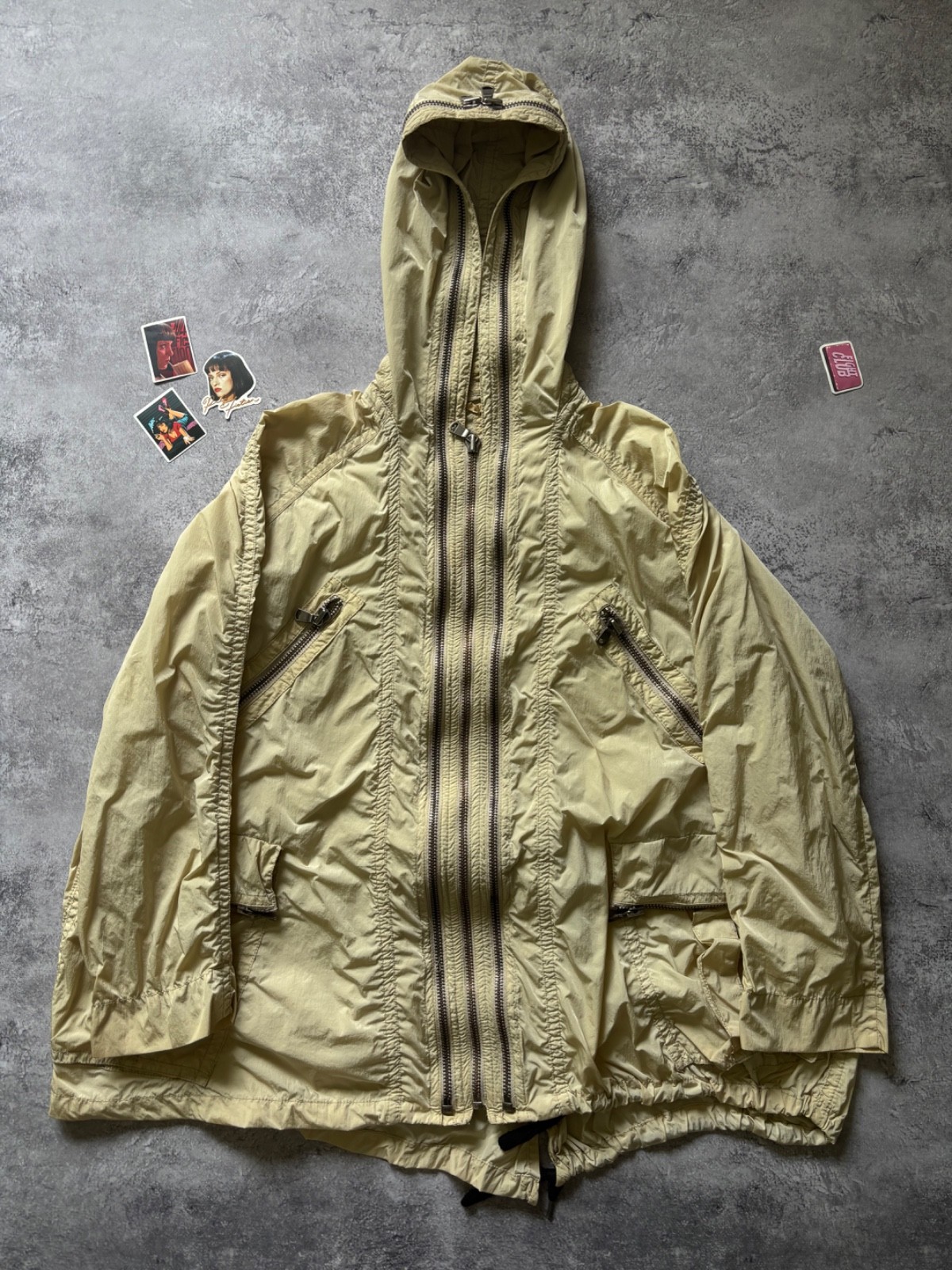 Craze Rare AllSaints Siv Parka Utility Jacket Techwear Women Oversized L/XL y2k