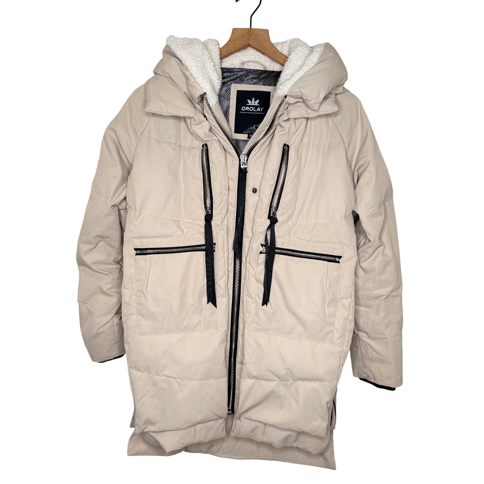 Orolay 092 Universe Thicken Down Jacket Parka Coat Waterproof Windproof Women XS