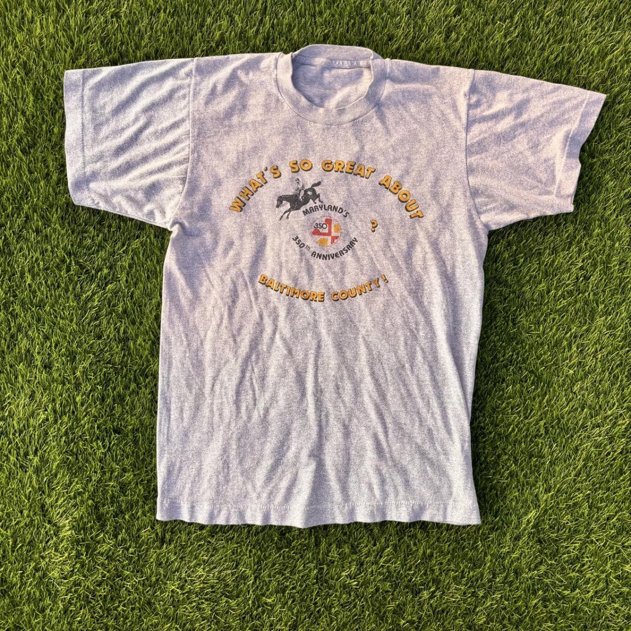 Vintage 1984 Baltimore County Maryland 350th Anniversary Tee Single Stitch M
