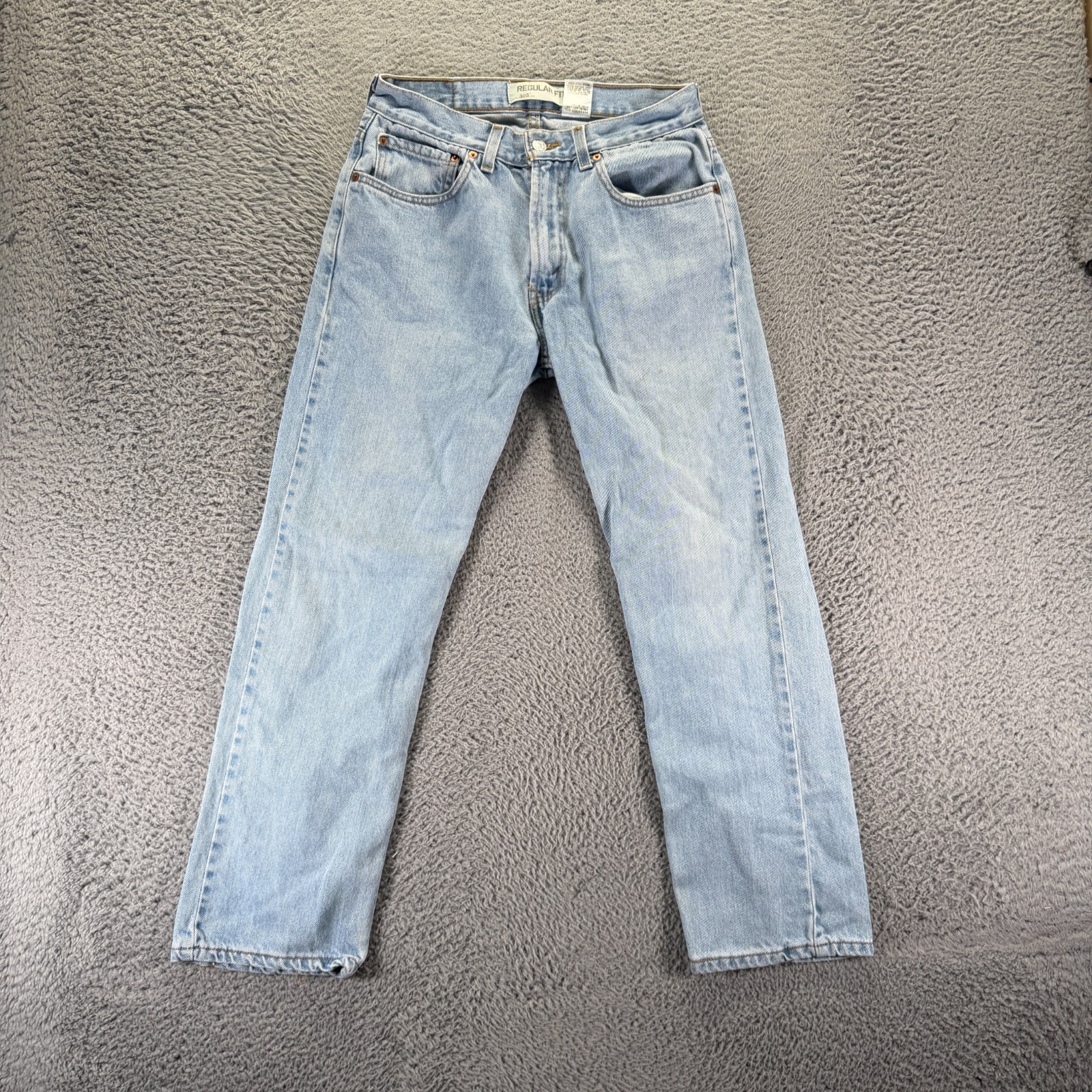 Vintage Levi\'s 505 Jeans Mens 30x30 Blue Cotton Denim Straight Faded Workwear