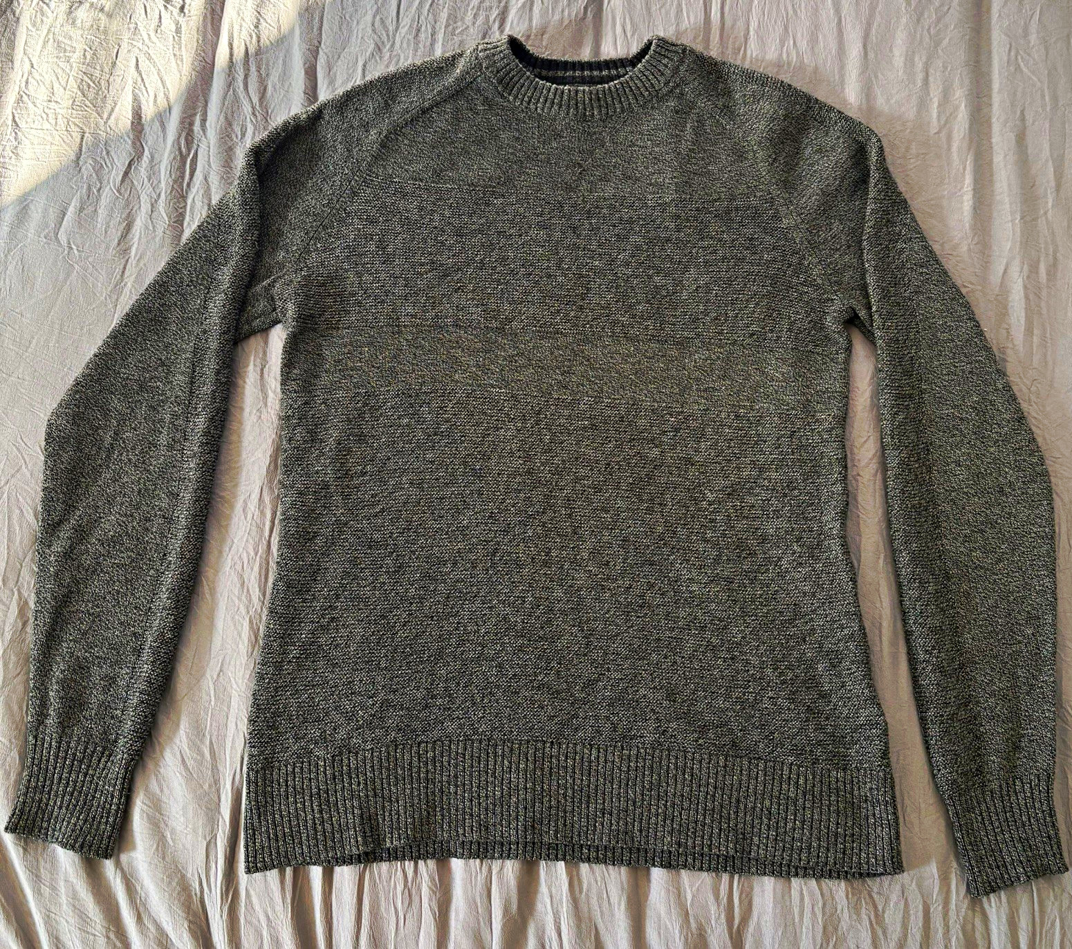 Smartwool Men\'s Gray Merino Blend Knit Crewneck Pullover Sweater Size S