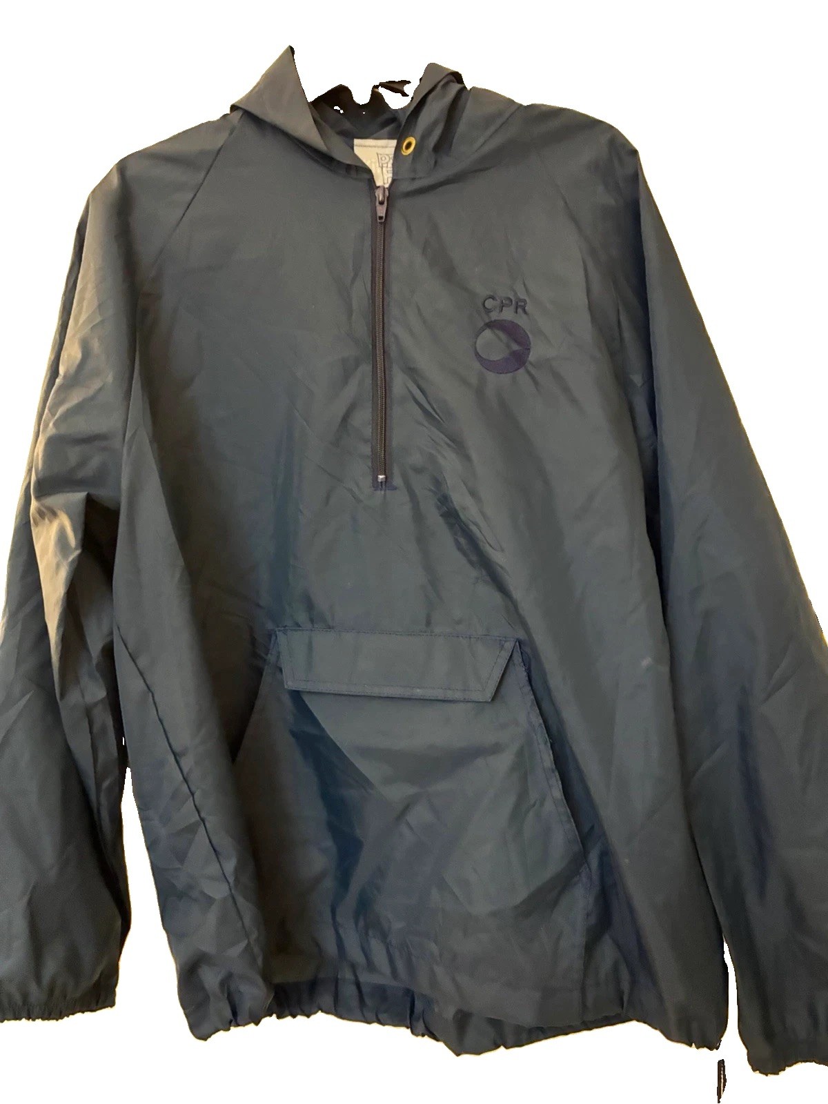 Vtg 80s King Louie Anorak Windbreaker Jacket Mens L Blue Union Made USA 1361-400