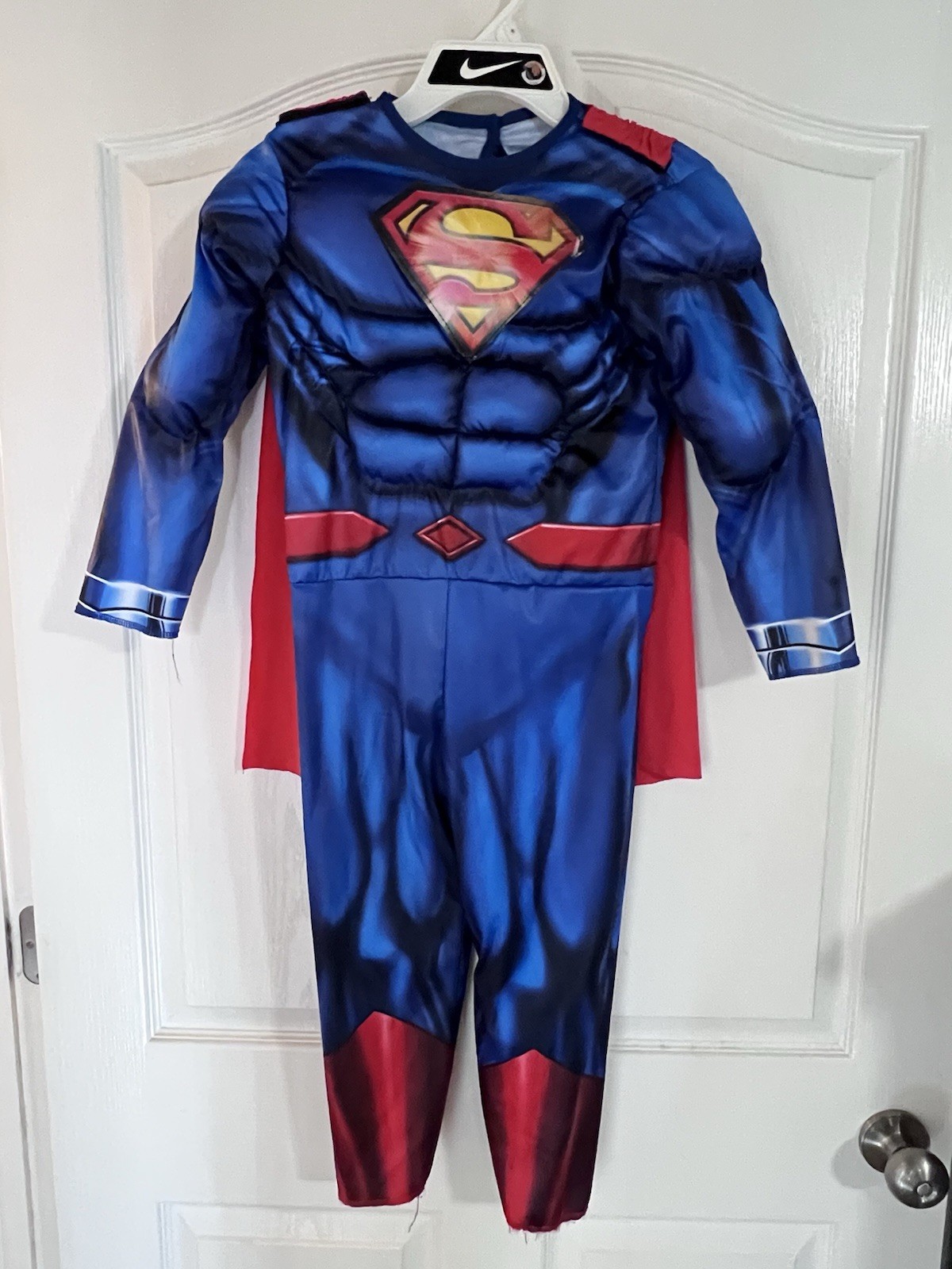 Rubies DC SUPERMAN  Kids SMALL Padded Jumpsuit w/Cape Costume