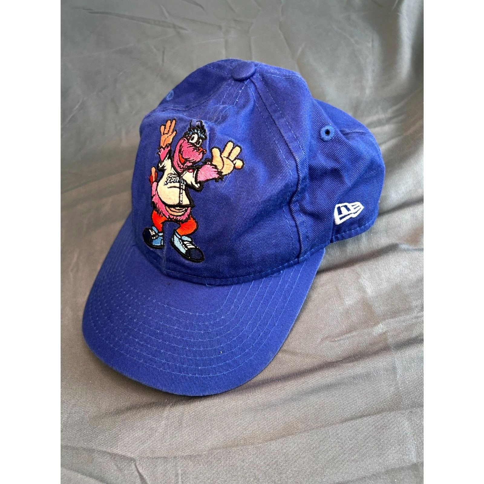 New Era 9TWENTY Blue Embroidered Cartoon Mascot Baseball Hat