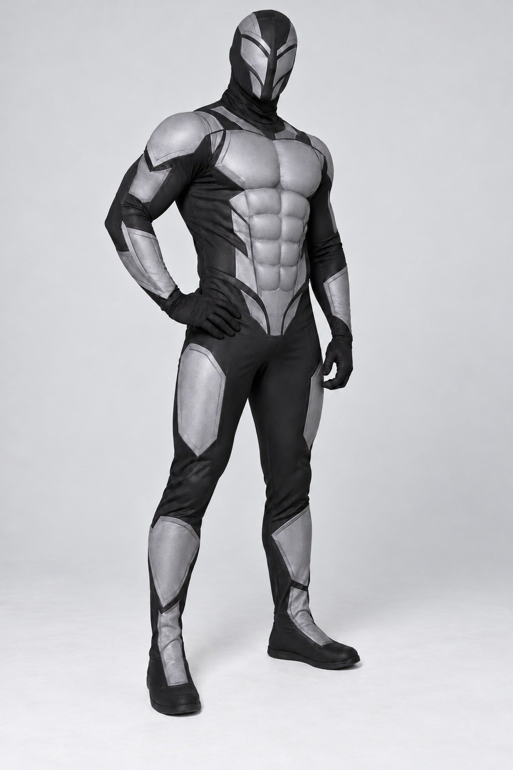Marvel Avengers Ultron Costume Adult Standard One Size Mask Muscle Chest New