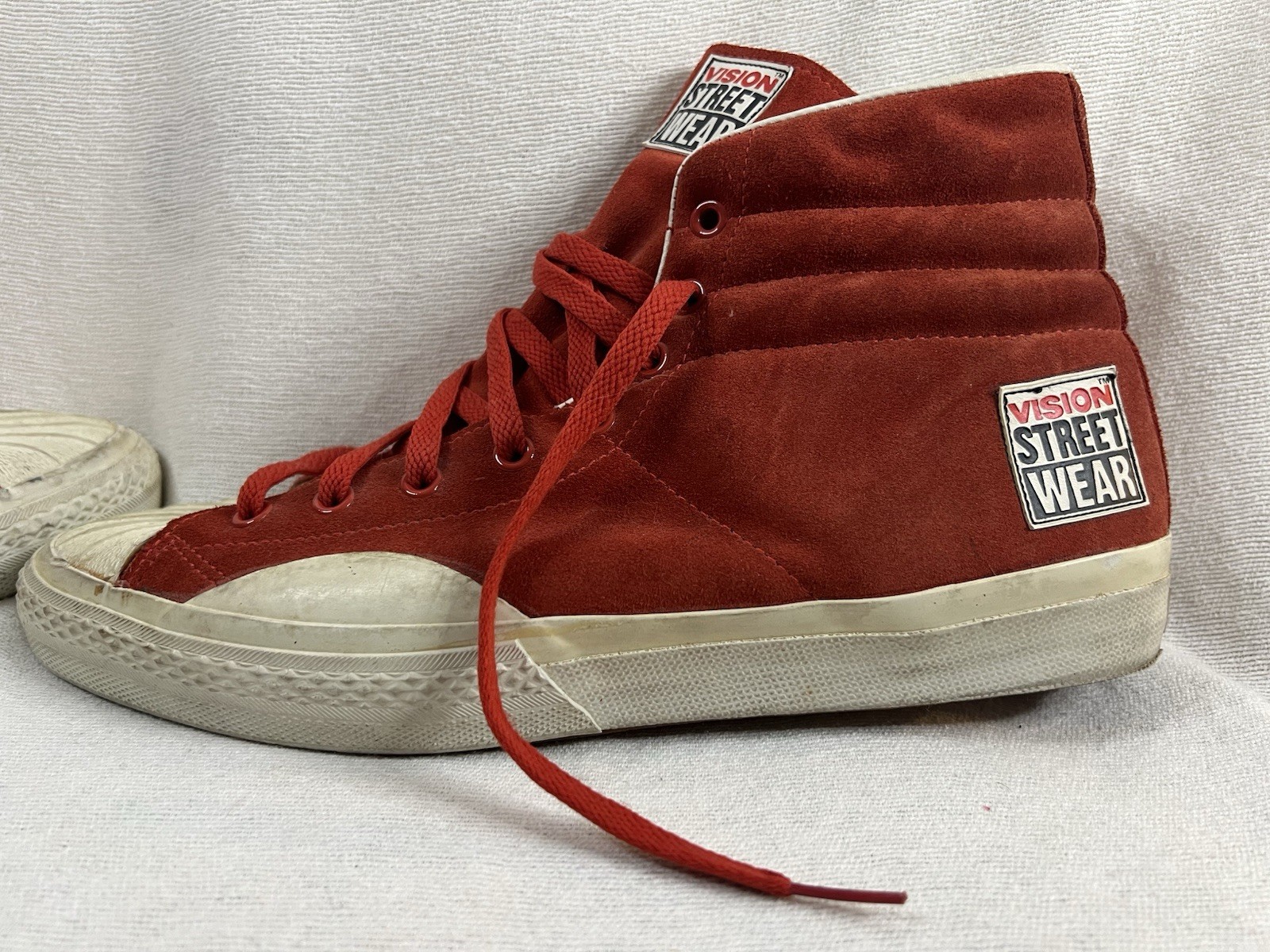 11.5 vision Street Wear Original Vintage shoes 1986-88 red/white size old school