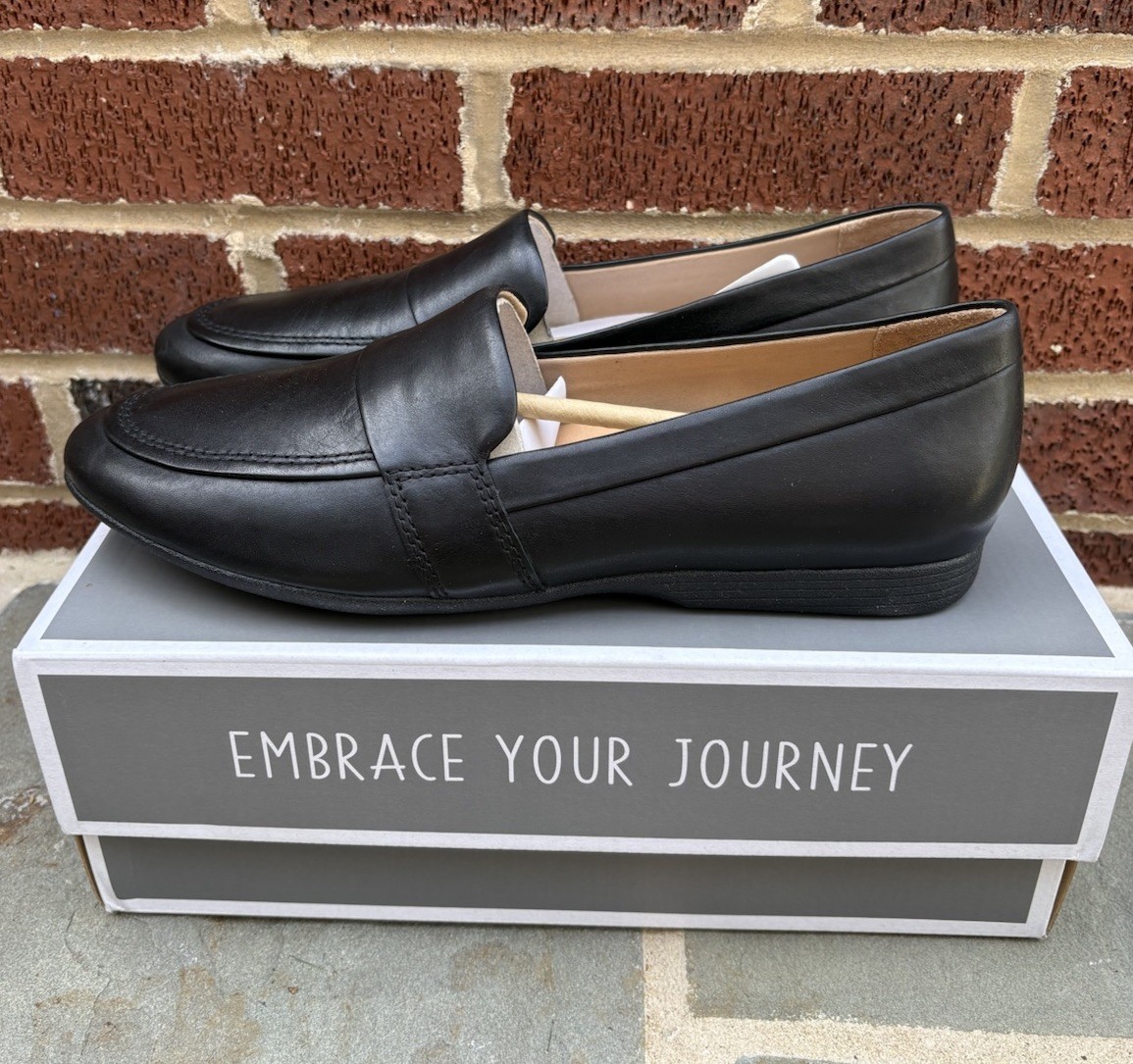 Dansko Linden Nappa Women’s Leather Loafer Sz 41  (10.5-11) Black New In Box