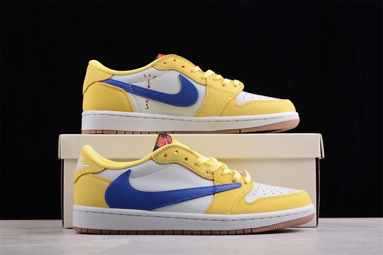 US Size 7-12 Men\'s  Travis Scott x Jordan 1 Low OG \