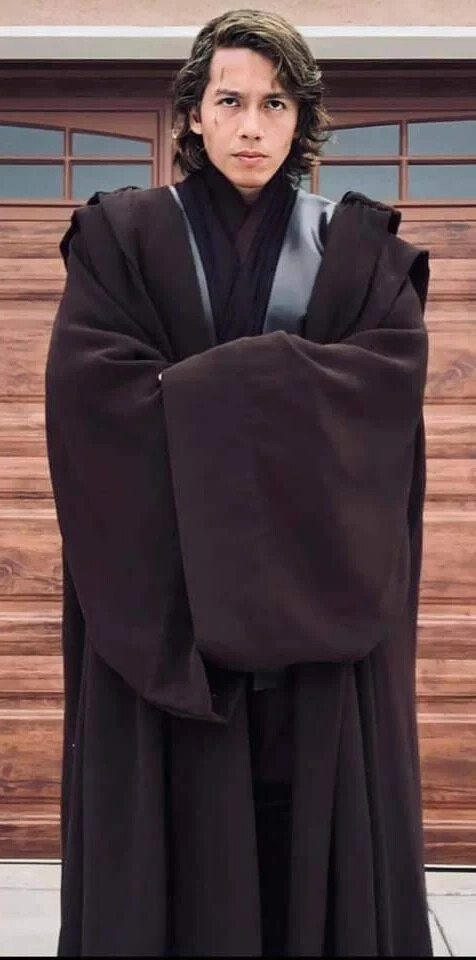 Star Wars Anakin Skywalker Episode 3 Italian Wool Crepe or Poplin Robe, 10 sizes