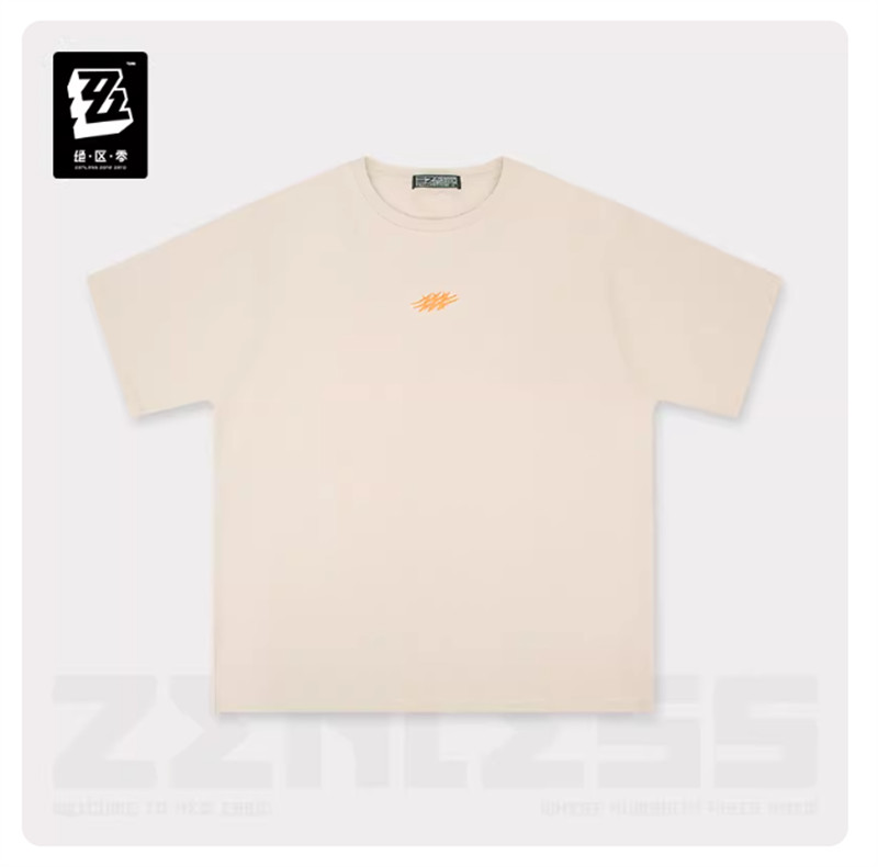Zenless Zone Zero Official Cotton Short Seeved T-shirt ZZZ Cosplay Short Sleeves