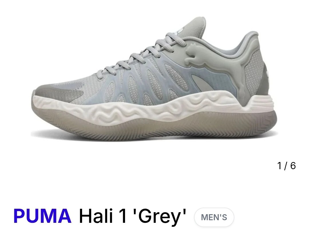 PUMA Hali 1 Basketball Shoes Unisex Gray 313452-01 Men\'s Size 10.5 NEW WITH BOX 