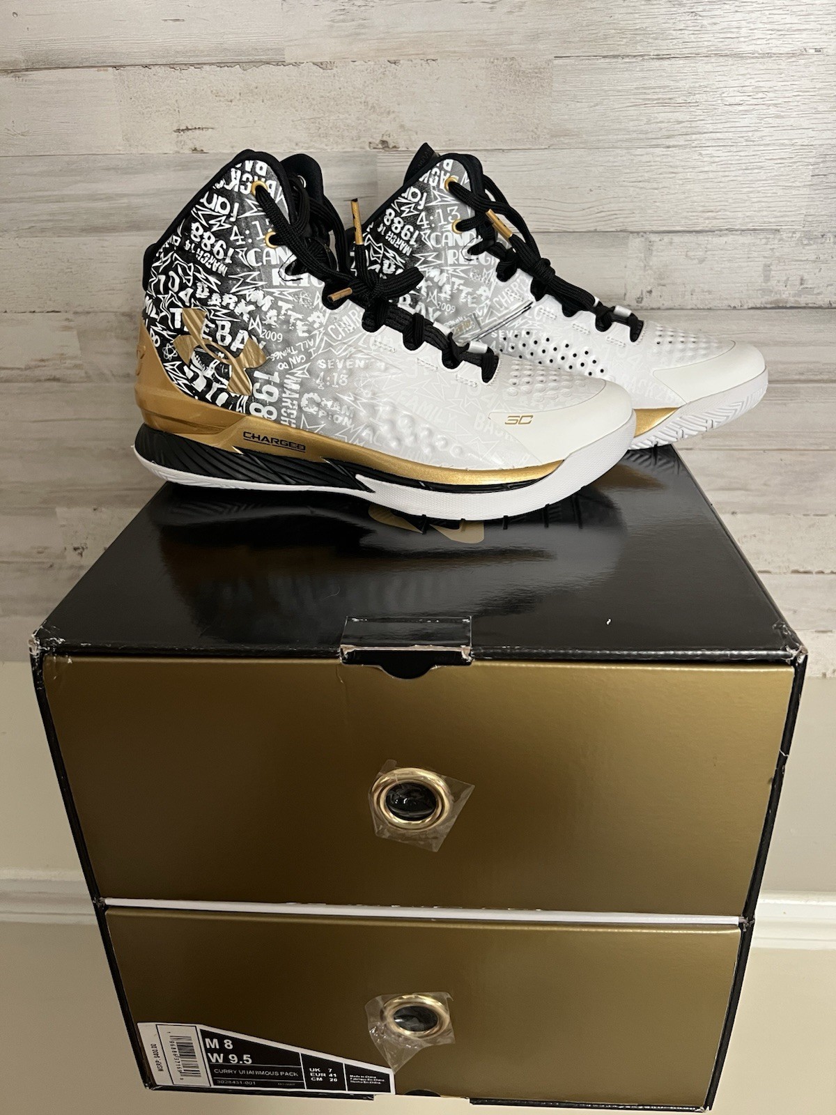 Size 8 - Under Armour Curry Unanimous Pack 2023 Back to Back MVP Brand New W/Box