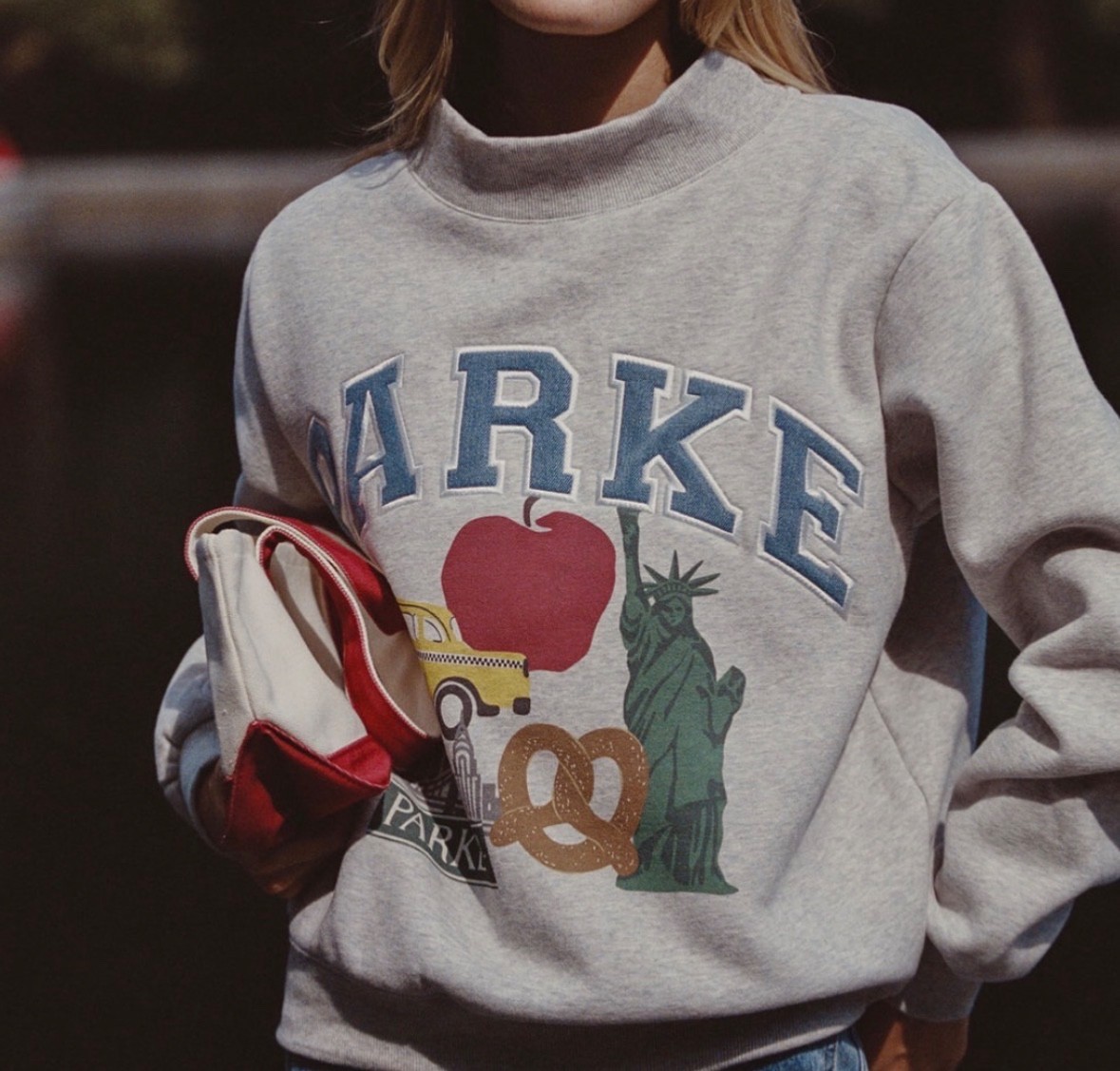 limited edition parke mockneck sweatshirt s/m untouched