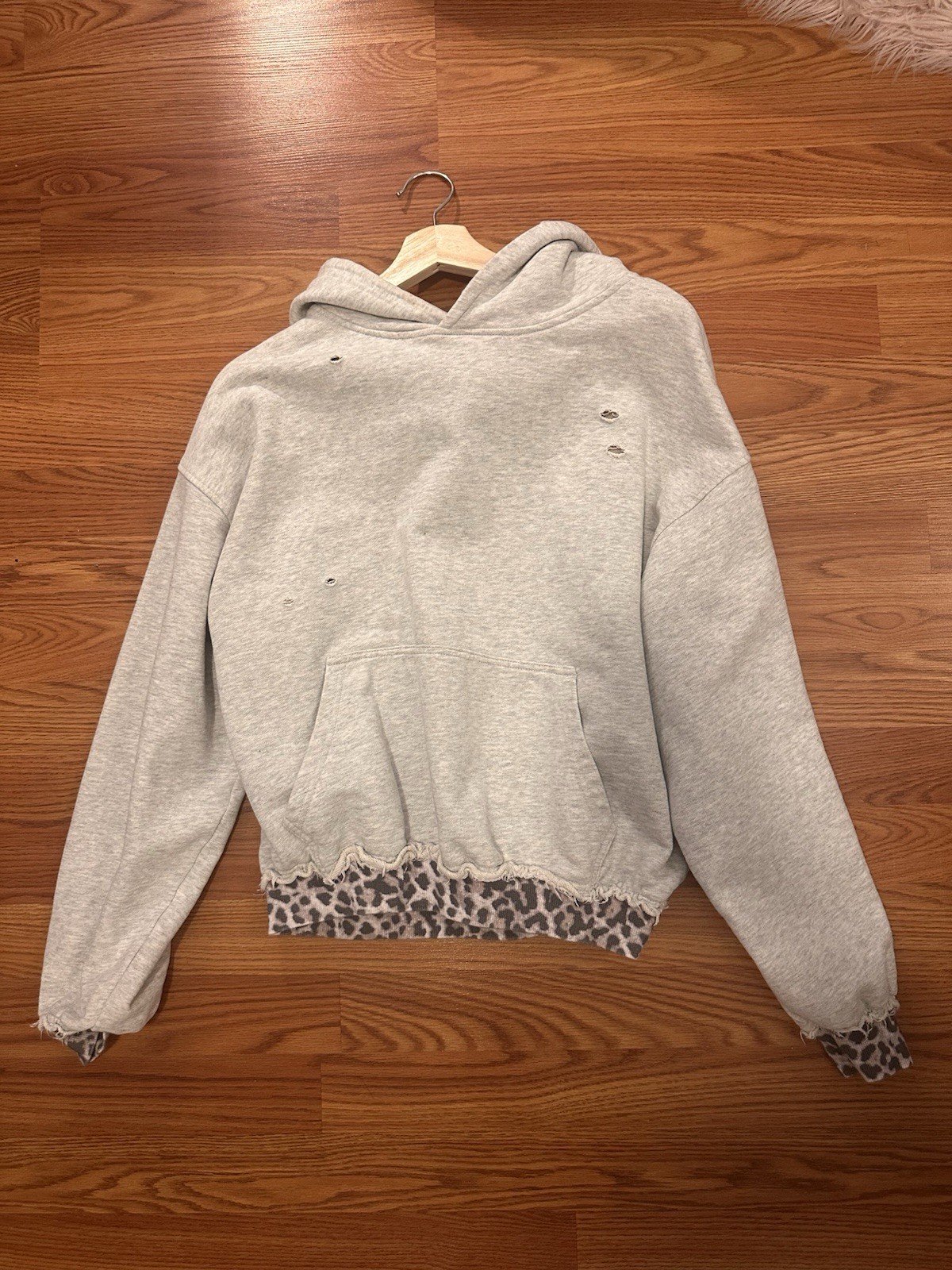 Scuffers Leo Grey Melange Hoodie Size Small Brand New