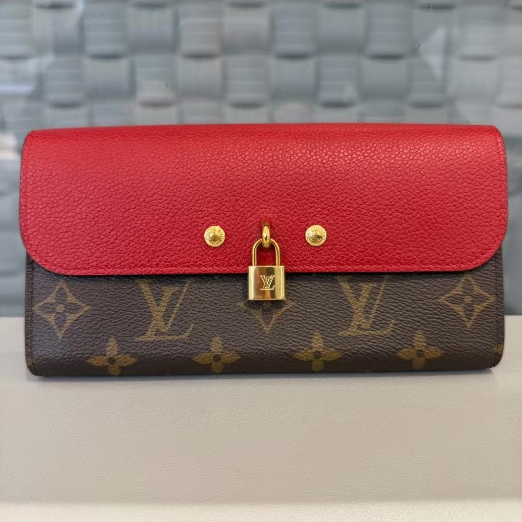 15% OFF Louis Vuitton Portefeuille Venus Long Wallet Monogram Cherry Red
