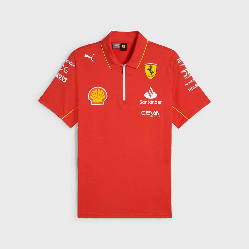 Scuderia Ferrari F1 Team Polo Shirt Red