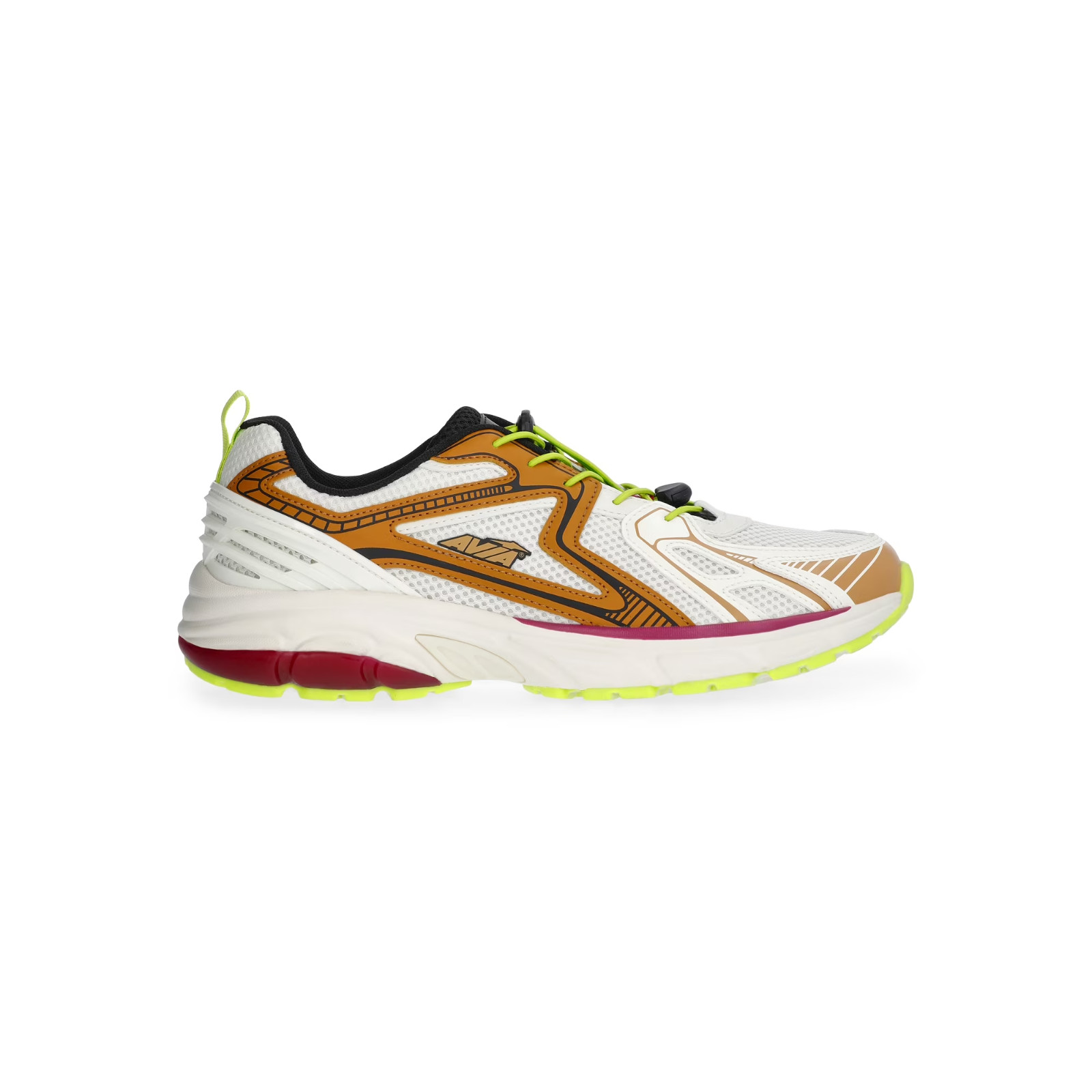 Avia Men s Sport Bungee Sneakers,Color: Pink, New