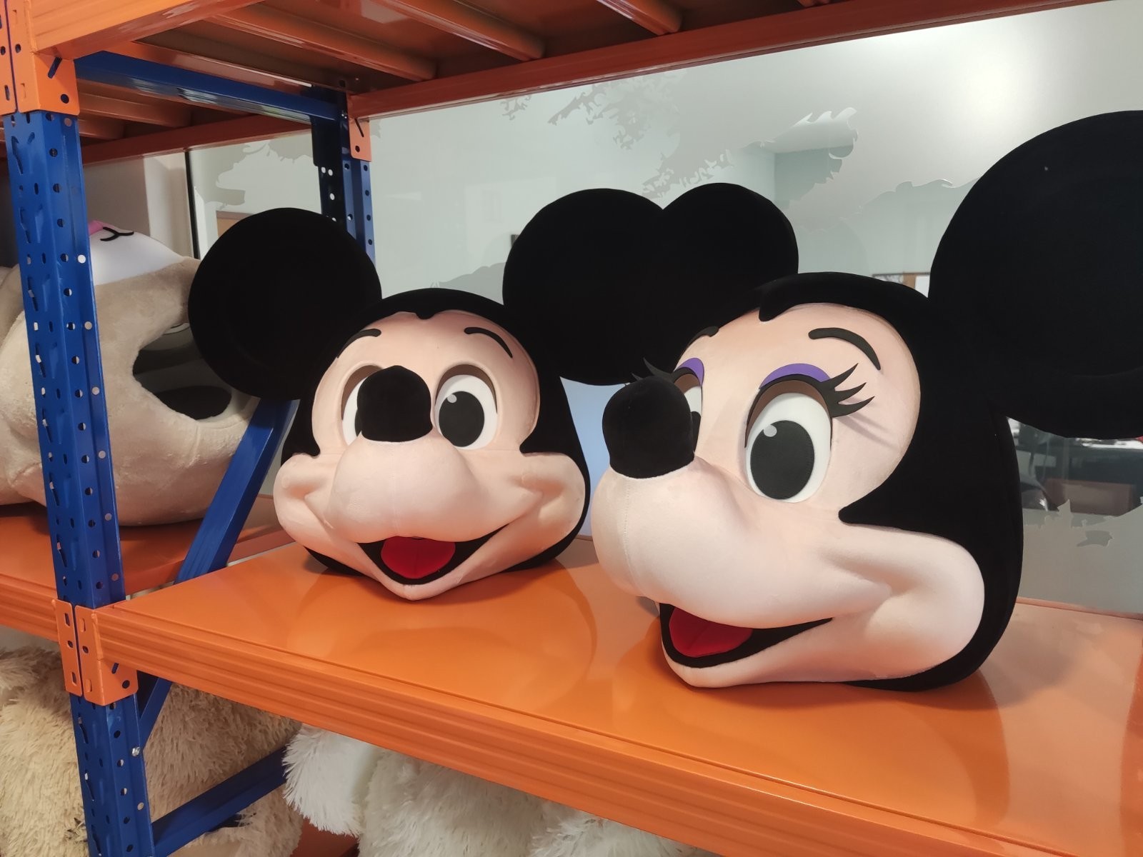Mickey & Minnie Mouse 3D Mascot Head - Mickey & Minnie 3D Mascot Head