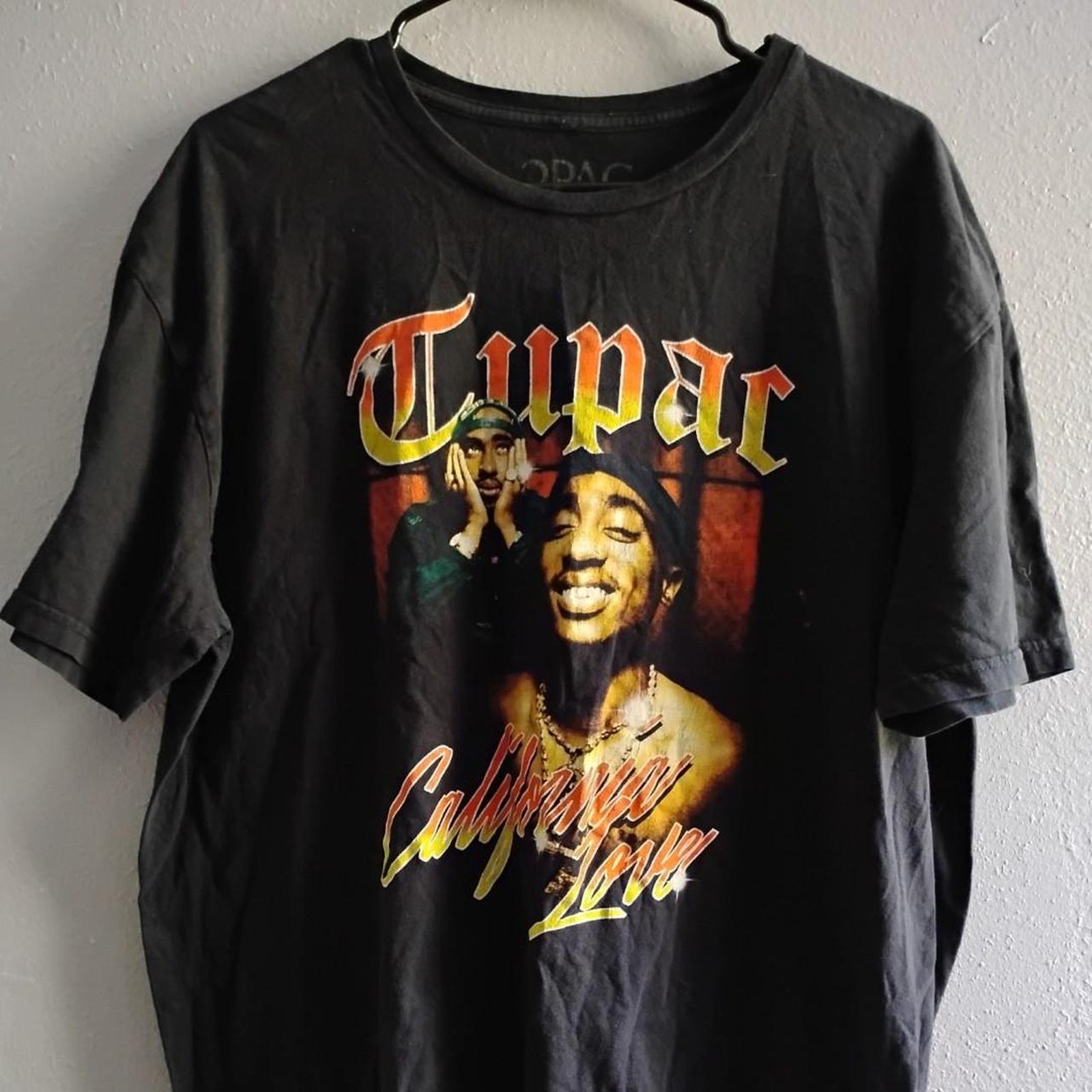 Tupac california love cotton tee