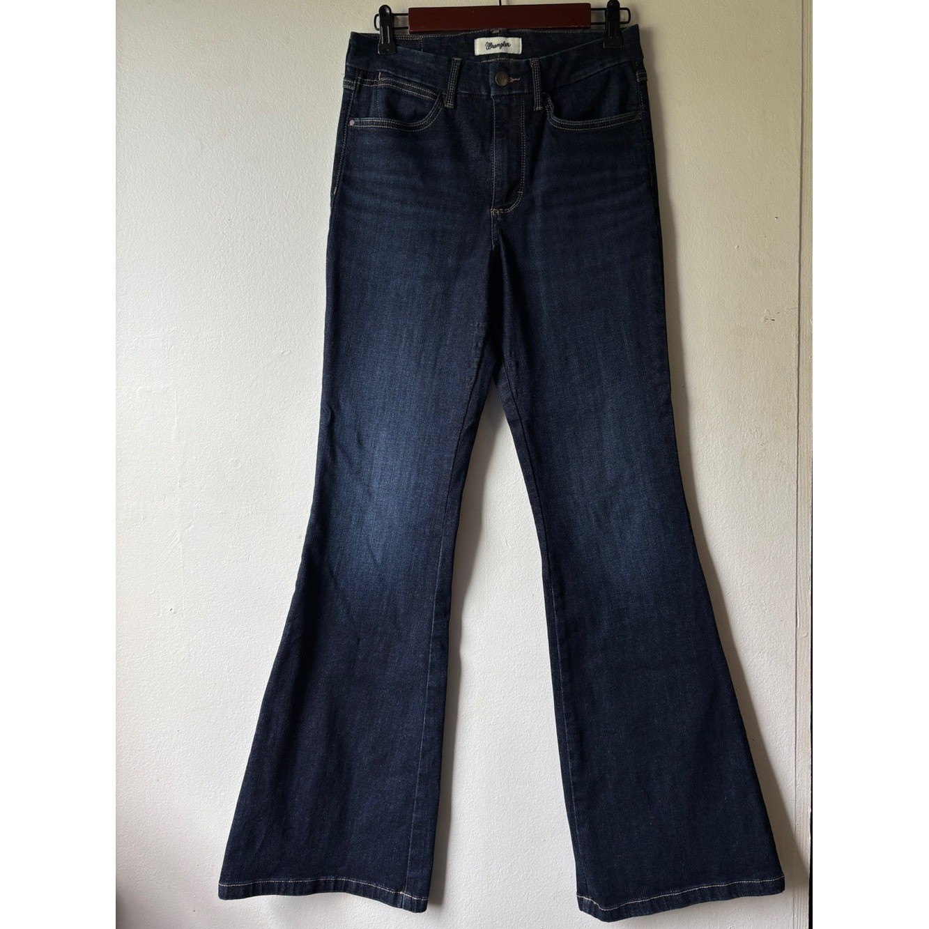 Wrangler Dark Blue Women\'s Bespoke Flare Jeans