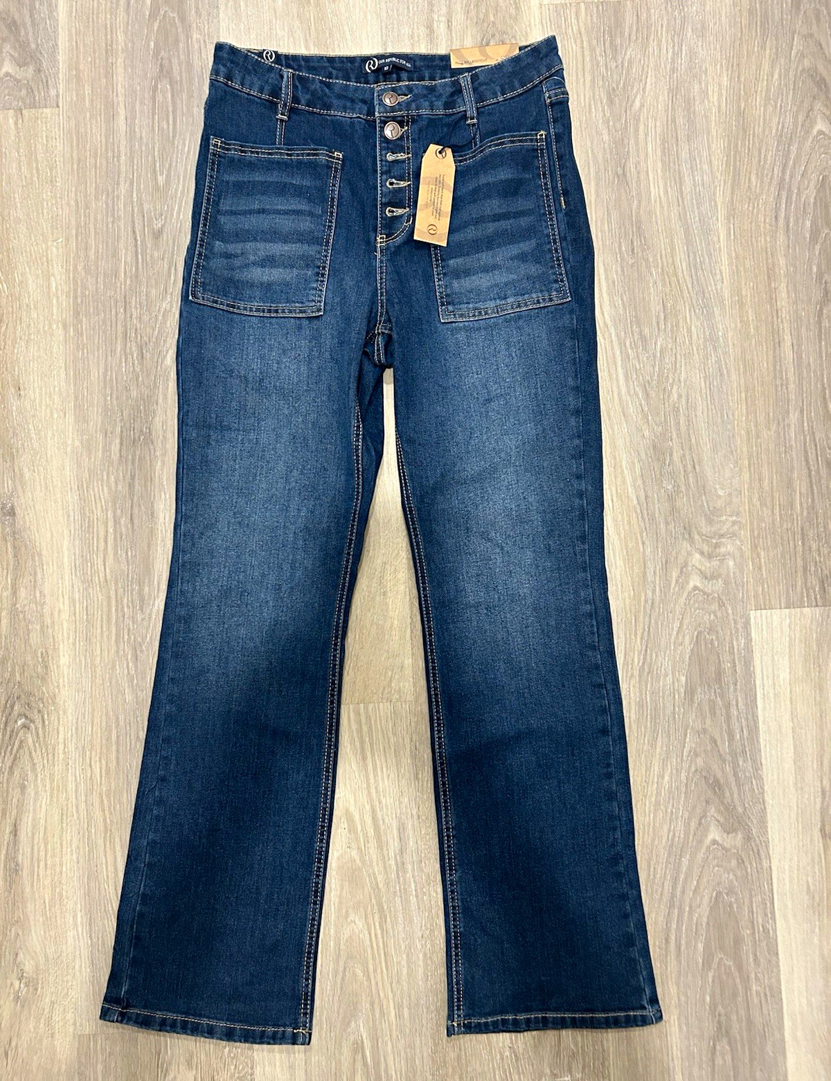 NWT Our Republic for All Women’s High Rise Bootcut Blue Denim  Jeans Size 10