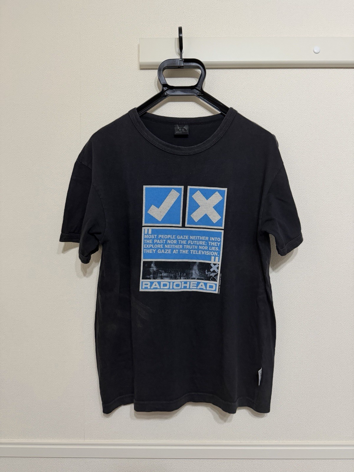 Radiohead 1999 W.A.S.T.E. Vintage T-Shirt USA Made OK Computer Era Size L