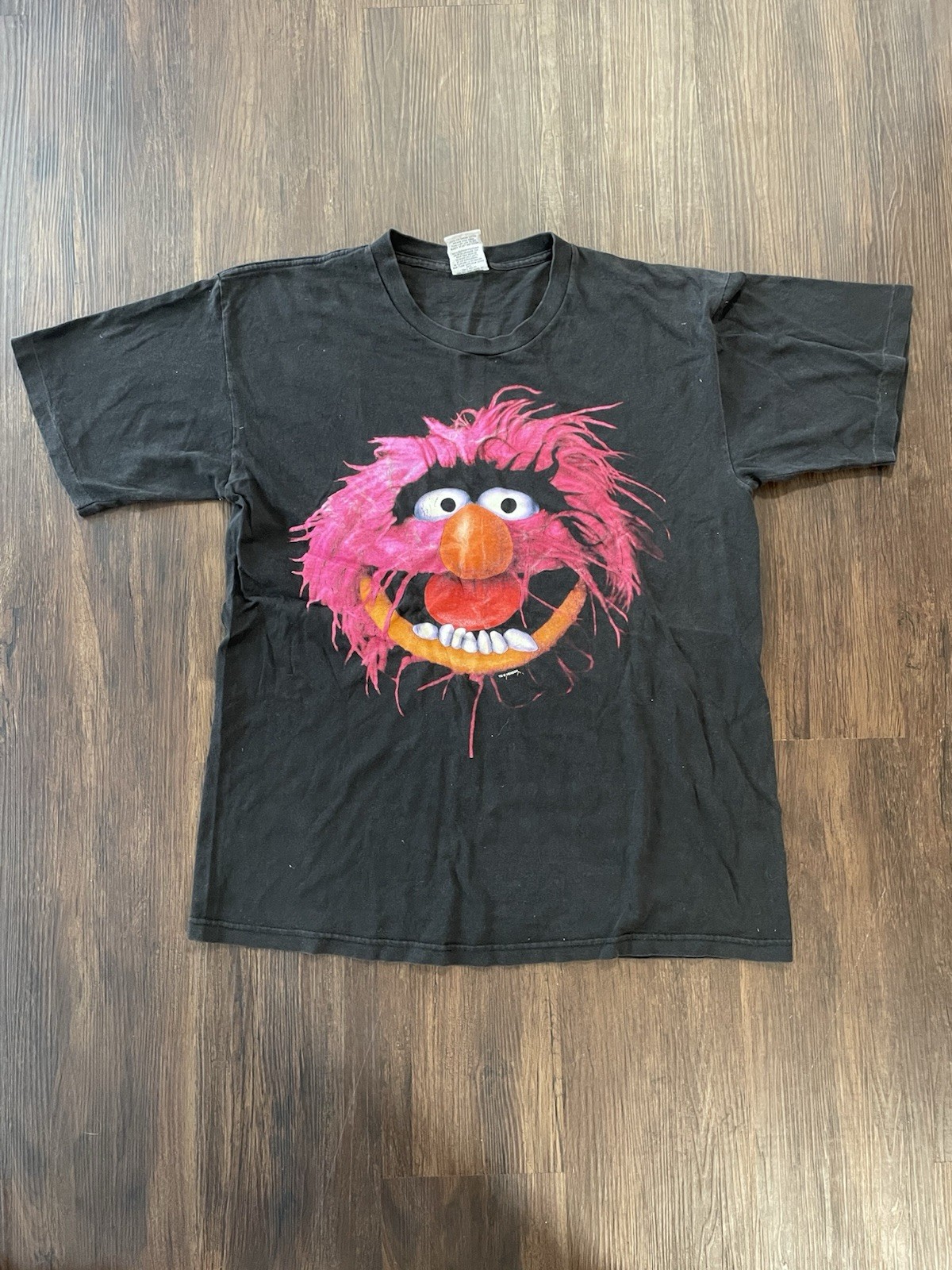 The Muppets - “Animal” - Henson/Blue/Single Stitch/2 Sided/1XL Tall/Vintage     