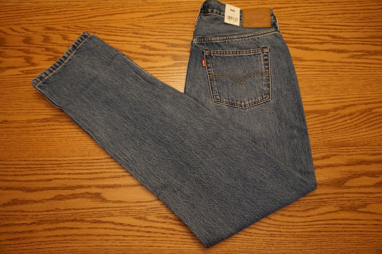 NWT WOMEN'S LEVI JEANS 501 Original Multiple Sizes Straight High Rise SELVEDGE
