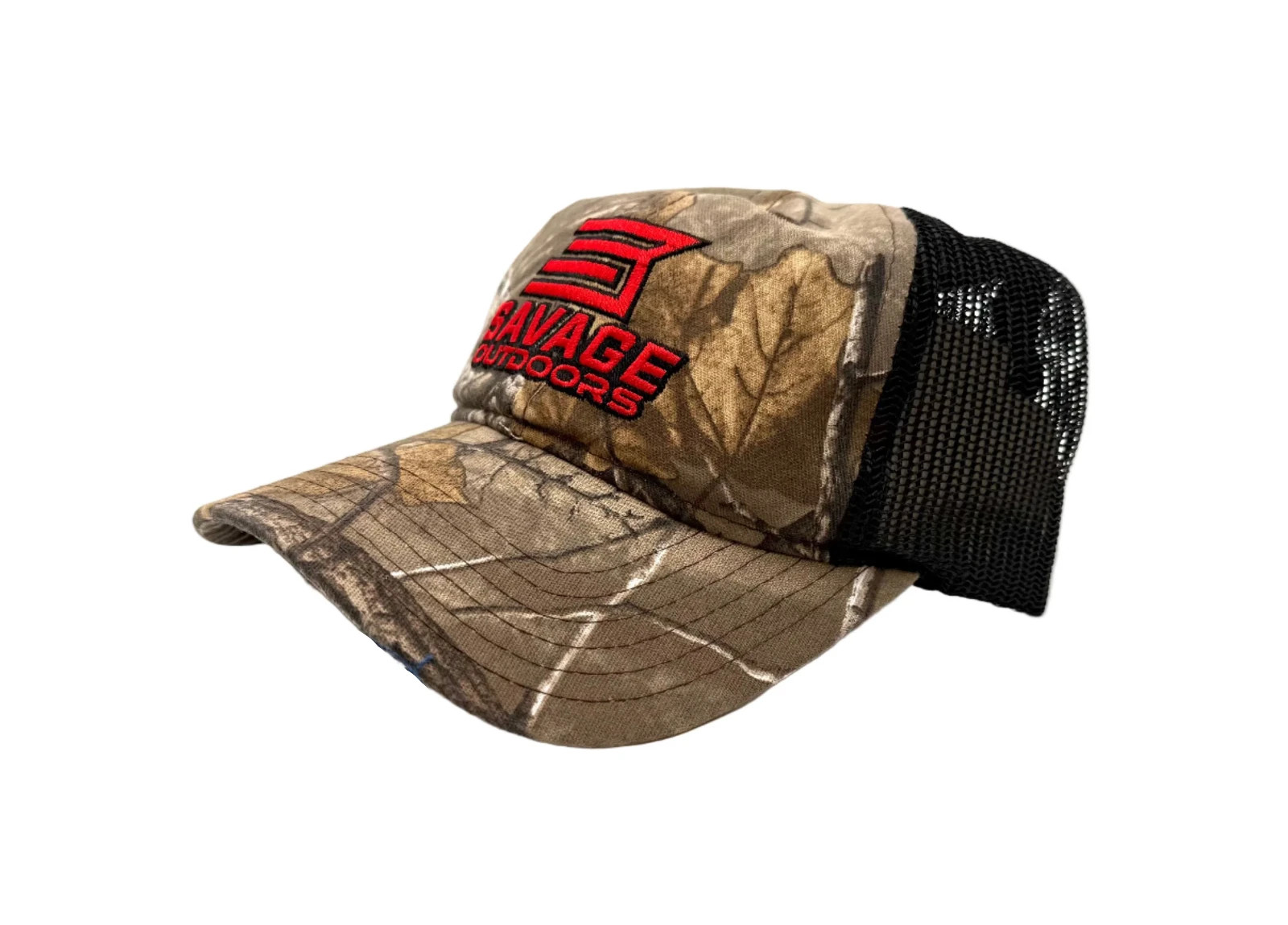 Realtree Savage Outdoors Hat - Camo/Red