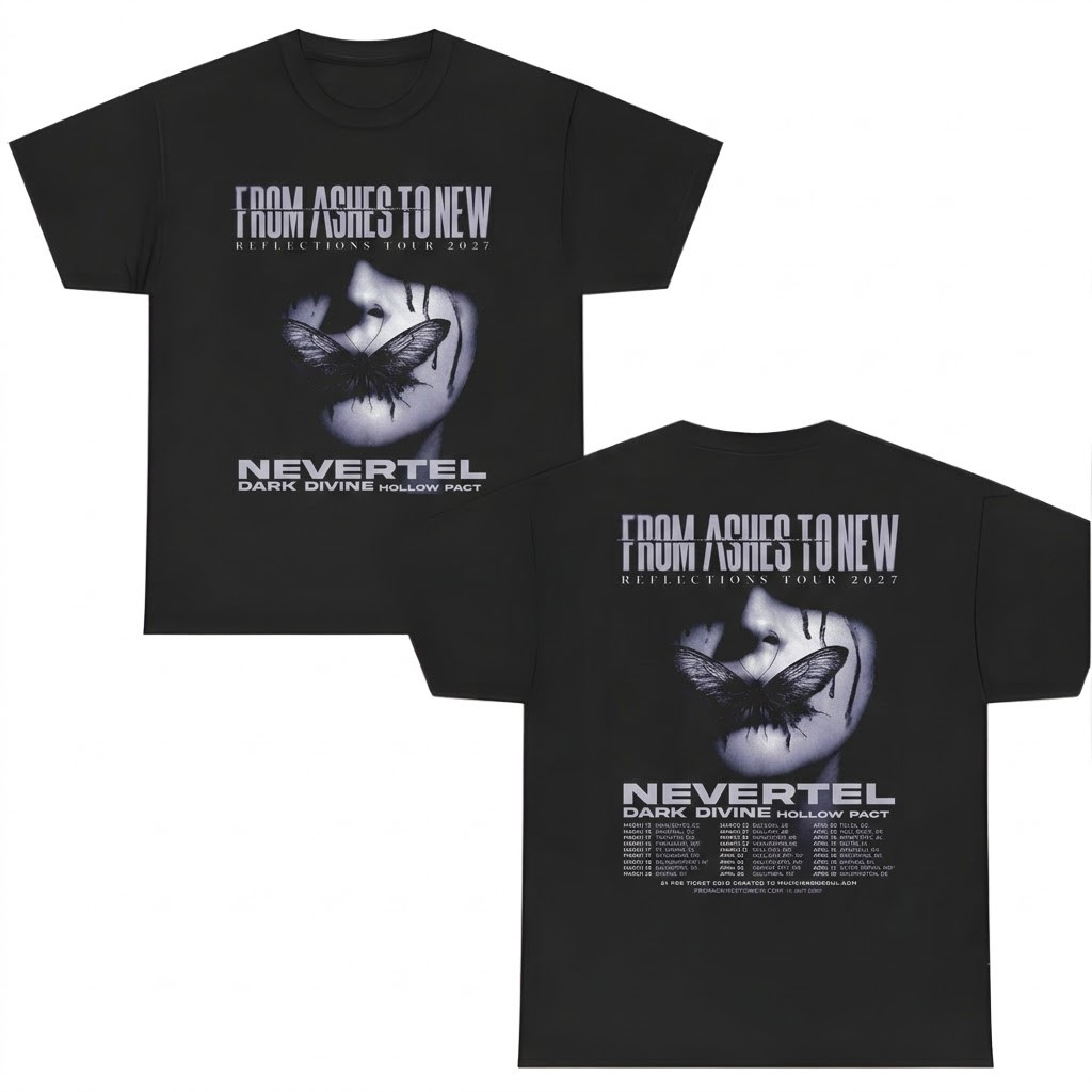 From Ashes To New Reflections Tour 2027 Two Sided T-Shirt CB3409